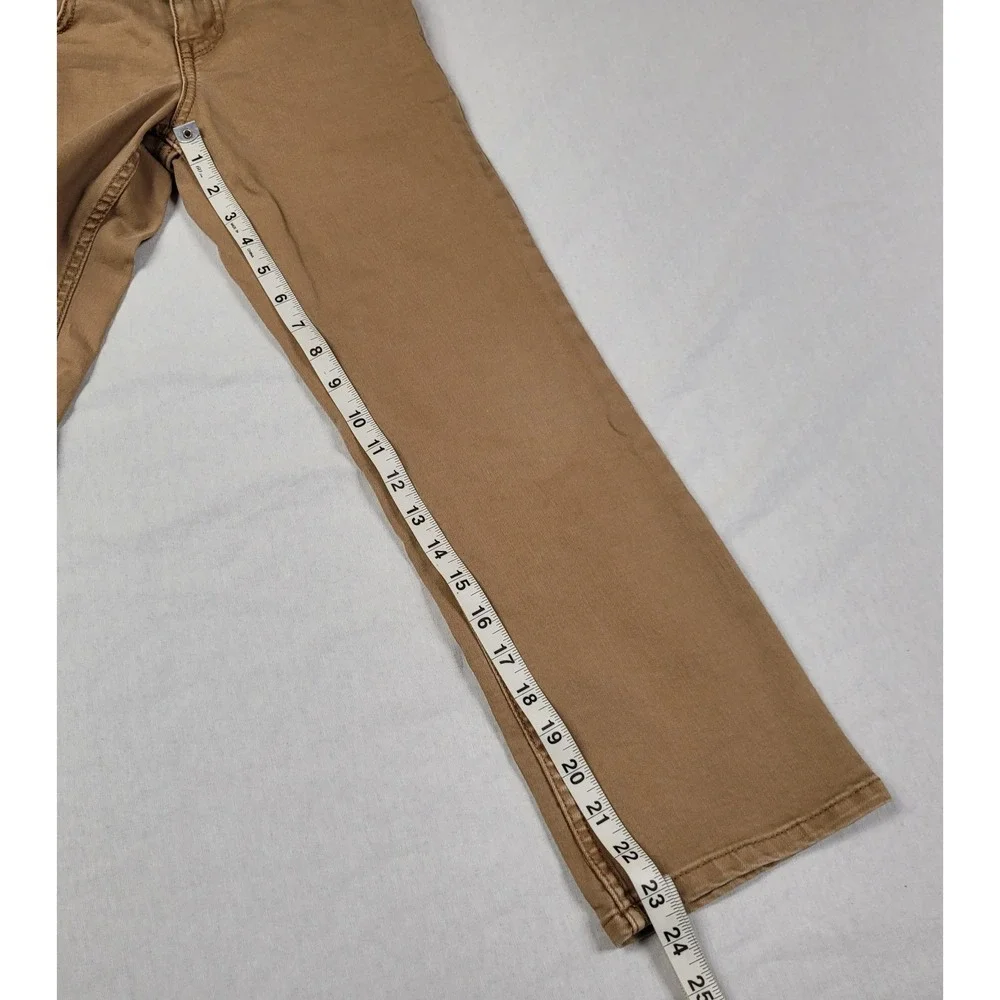 Cat & Jack Boys Beige Wild Cat Graphic Long Sleeve T-Shirt & Brown Jeans Sz M 8